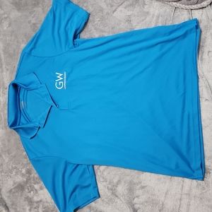 George Washington University Commencement Polo Shirt Graduation Size L